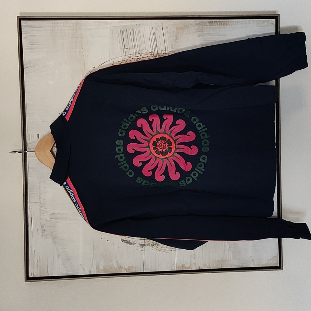 New FARM RIO Adidas Coach Jacket Size L - Picture 12 of 14